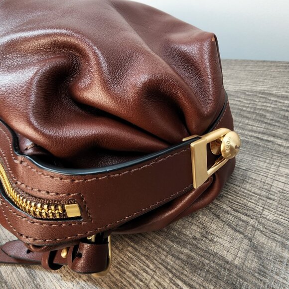 Rag & Bone Cross Commuter Brown Leather Crossbody Purse Quiet Luxury - Picture 5 of 11